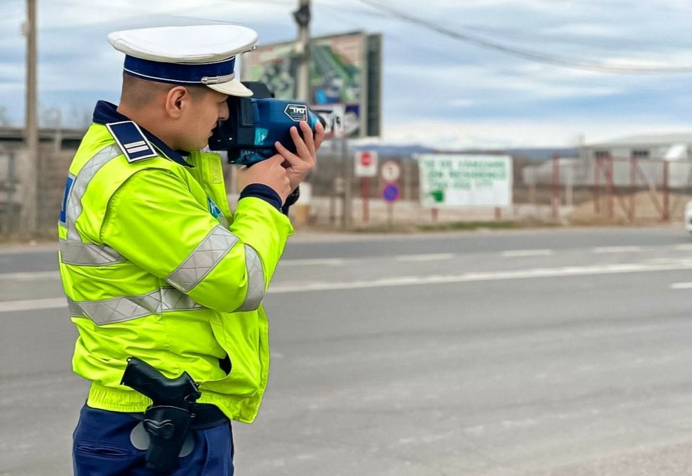 Excesul de viteză în trafic, sancționat cu fermitate de polițiștii bihoreni