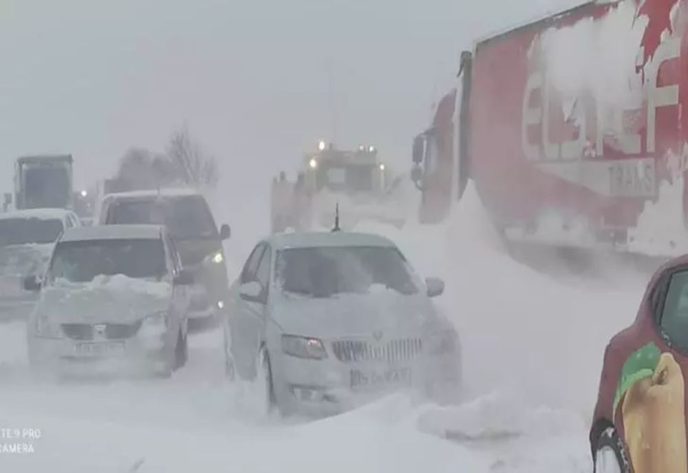 Drumuri naționale închise temporar din cauza condițiilor meteo nefavorabile