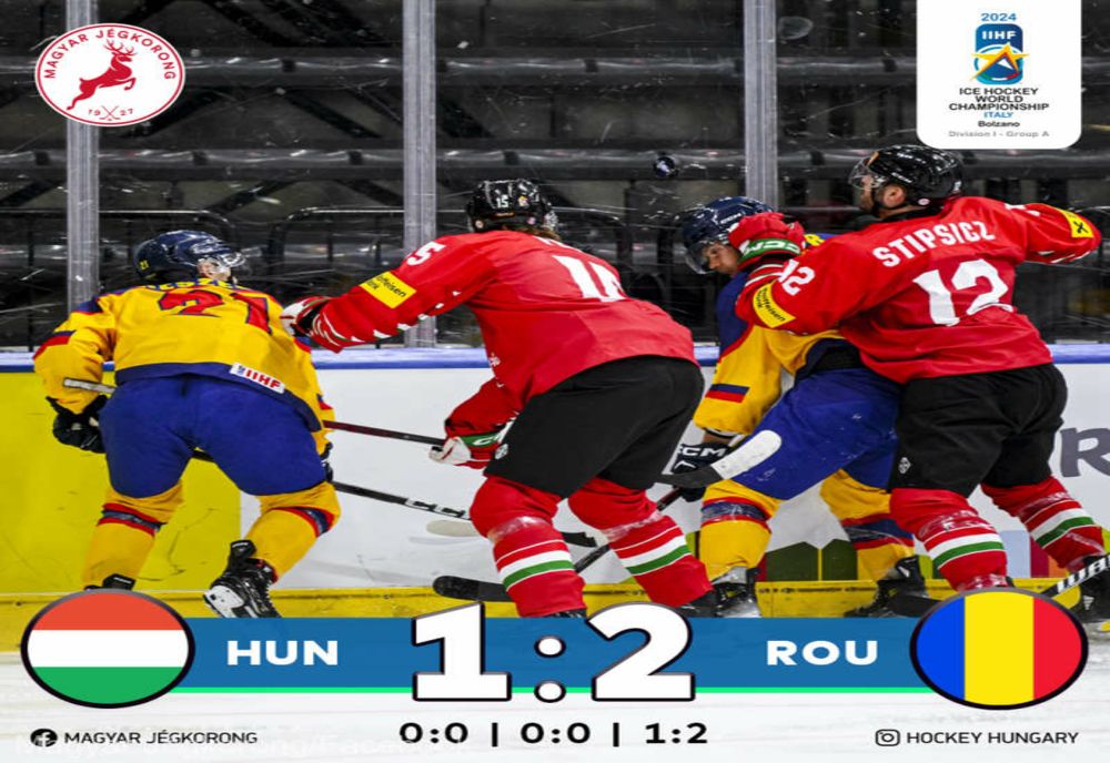 Hochei: România a învins Ungaria la Campionatul Mondial