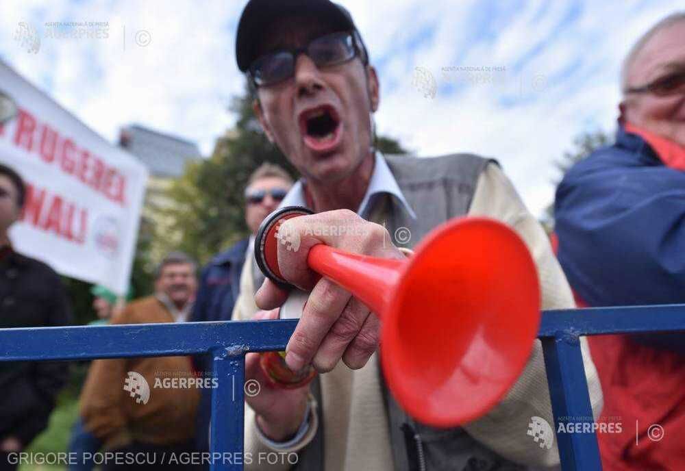 FEDERAŢIA NAŢIONALĂ MINE ENERGIE PROTESTEAZĂ MIERCURI, LA GUVERN, FAŢĂ DE NOUA LEGE A PENSIILOR