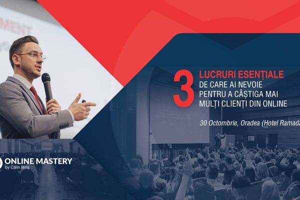 Călin Biriș susține un seminar de marketing online la Oradea