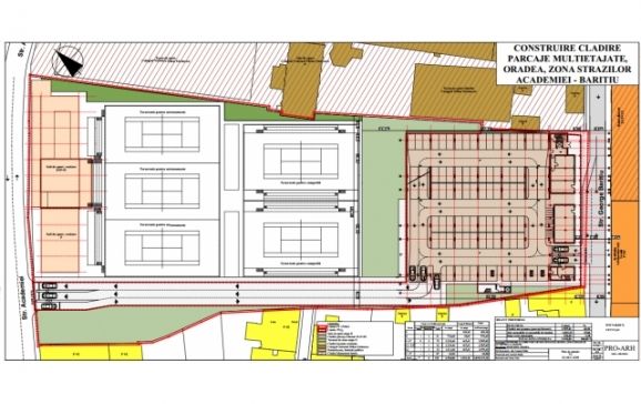 S-a semnat contractul pentru proiectarea parcării de pe strada George Barițiu
