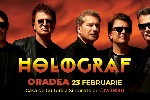 Holograf revine la Oradea cu un nou concert extraordinar