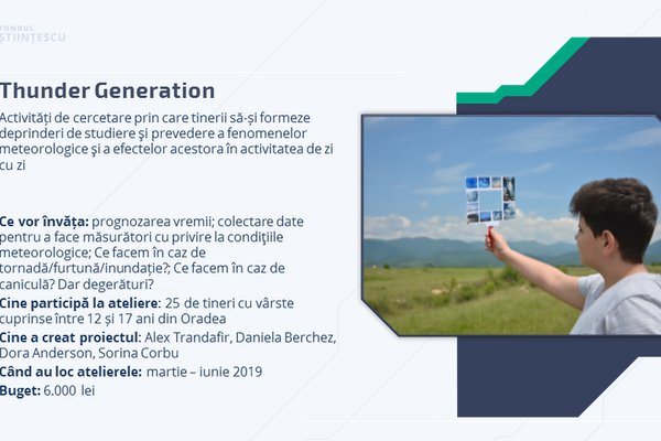 Vremea cunoașterii - Meteo la Gojdu