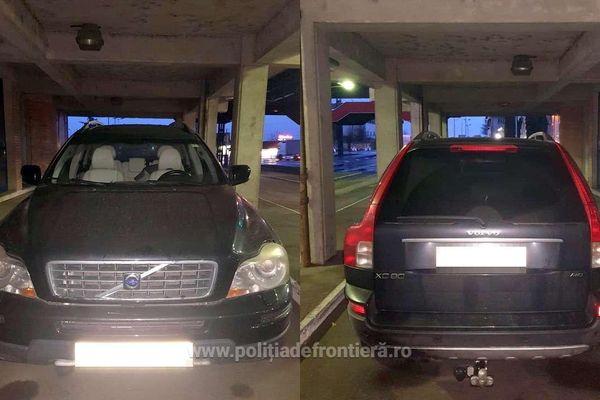 Autoturism căutat în Spania, depistat de poliţiştii de frontieră din P.T.F. Borș