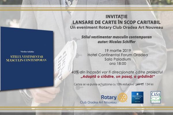 Lansare de carte în scop caritabil