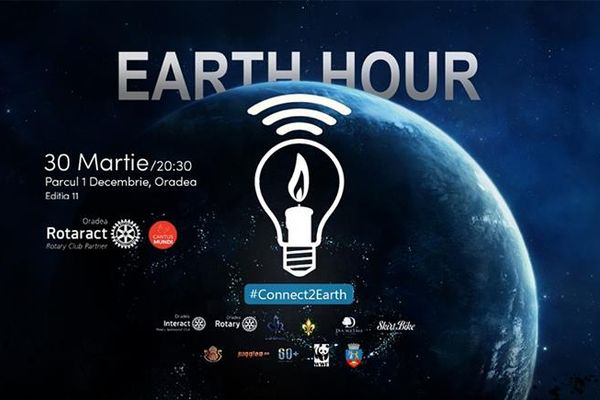 Ora Pământului marcată la Oradea