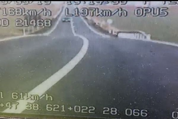 Orădean prins cu viteză record pe centura Careiului