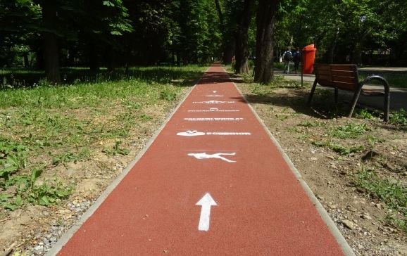 Licitație pentru realizarea pistei de alergare din parcul Salca, proiect aprobat în cadrul bugetării participative