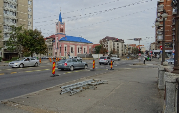 Modificări ale circulației pentru lucrările care se derulează la pasajul pe sub Bdul Magheru