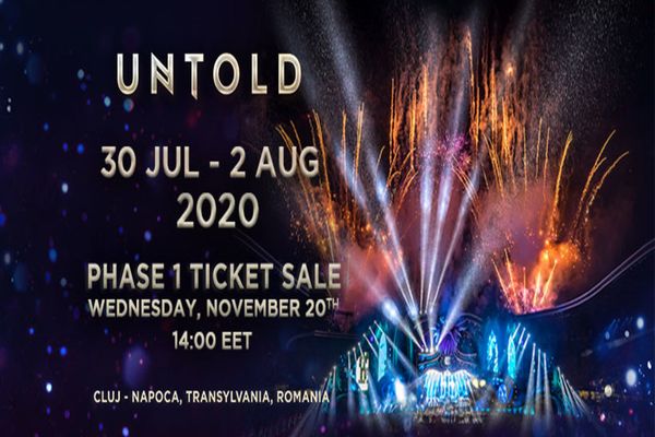 Se pun în vânzare primele bilete pentru UNLTOD 2020