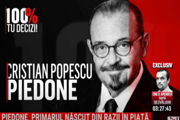 100% TU DECIZI! Cristian Popescu Piedone, șeful de restaurant ajuns primar de sector. Nu-și asumă nimic după tragedia Colectiv