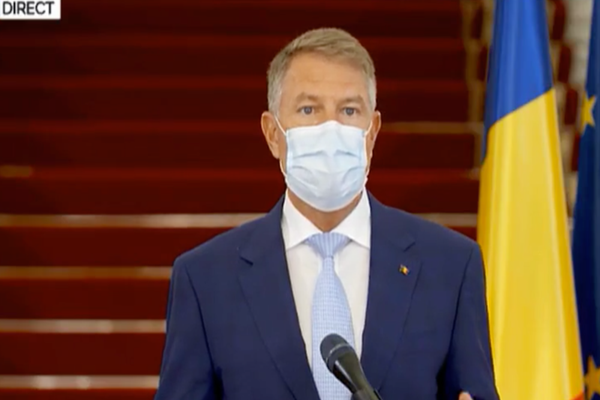 Klaus Iohannis, după ședință de urgență la Cotroceni: Situația epidemiologică se agravează constant. Ne așteaptă o perioadă foarte dificilă