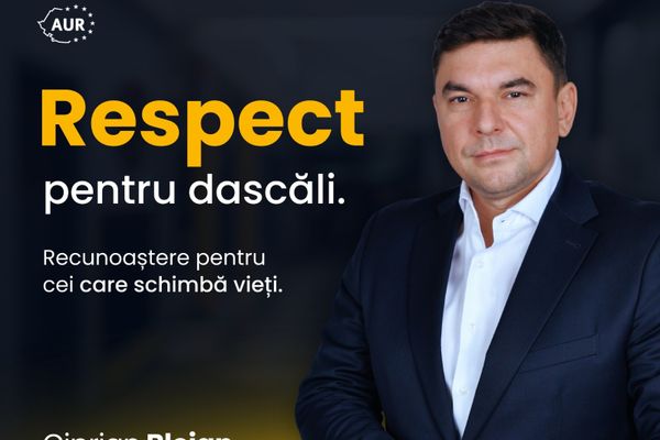 CIPRIAN BLEJAN, CANDIDAT AUR LA PREŞEDENŢIA CONSILIULUI JUDEȚEAN BIHOR: ”RESPECT PENTRU DASCĂLI. RECUNOAȘTERE PENTRU CEI CARE SCHIMBĂ VIEȚI”