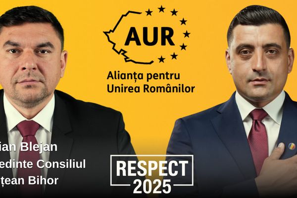 PREȘEDINTELE AUR BIHOR, CIPRIAN BLEJAN, A REACȚIONAT LA DECLARAȚIILE LIDERILOR PNL LOCALI, FLORIN BIRTA ȘI MIRCEA MĂLAN, SUSȚINÂND CĂ „AU LANSAT ACUZAȚII GRAVE ȘI NEFONDATE LA ADRESA AUR ȘI A CANDIDATULUI GEORGE SIMION”