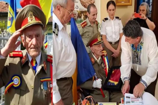 A murit colonelul Ion Vasile Banu, singurul veteran de război decorat de președintele Nicușor Dan