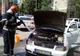 Incendiu la un autoturism de pe strada Flamarion