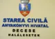 Programul de lucru la Starea Civilă pentru perioada 31 decembrie 2018-2 ianuarie 2019