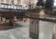 A fost finalizată turnarea planșeului inferior al parcării din strada Independenței