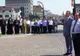 Ziua Drapelului Național, sărbătorită în faţa Primăriei Oradea