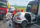 Grav accident pe DN1E60 Cluj - Oradea! O femeie a murit după impactul dintre două autocamioane, un microbuz, o autoutilitară şi o maşină