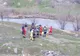 Bărbat salvat de pompieri după ce a căzut în apele Crișului Repede, în zona Cartierului Ioșia din Oradea (FOTO)