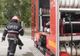 Incendiu la un bloc de pe strada Aleea Salca din Oradea