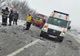 Accident grav pe DN 76, între Lunca și Vașcău, între un autoturism si un autotren 