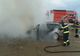 O maşină a luat foc, în mers, în Oradea (FOTO)