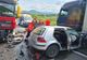 Grav accident pe DN1E60 Cluj - Oradea! O femeie a murit după impactul dintre două autocamioane, un microbuz, o autoutilitară şi o maşină