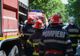 Stingere incendiu și salvare persoană în Oradea